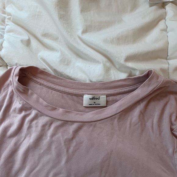 Baby Pink Wilfred Tie T-shirt - Picture 5 of 5